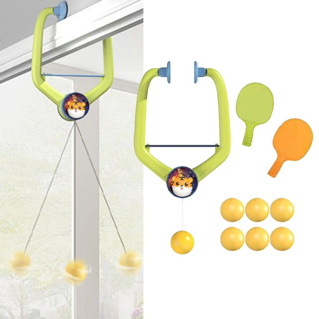 FELIZ-PONG | Jogo de pingue-pongue e raquetas portáteis para crianças 