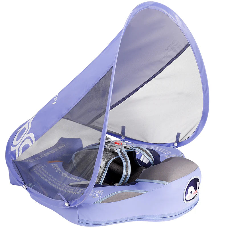 Flotador MamboBaby con cola y protección UPF 50+ (3 meses a 3 años) 