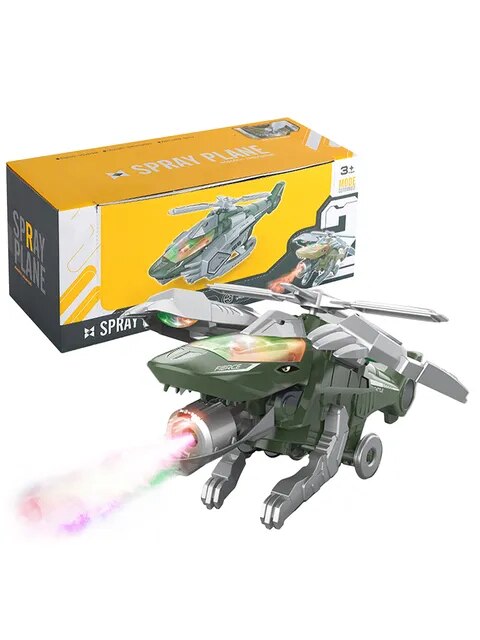 DINO-COPTERO 🚁 | Robot helicóptero Transformers