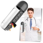 Botella de Agua con Pastillero Integrado