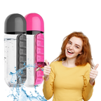 Botella de Agua con Pastillero Integrado