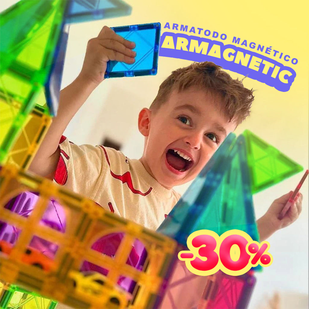 ARMANÉTICO 🧲 | Jogo Magnético 3D de 42 peças