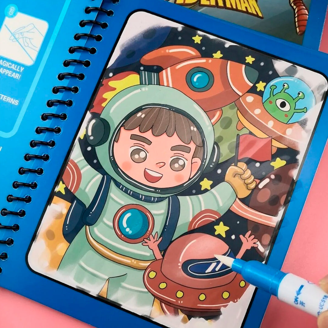 AQUA BOOK | Libro mágico para colorear con agua