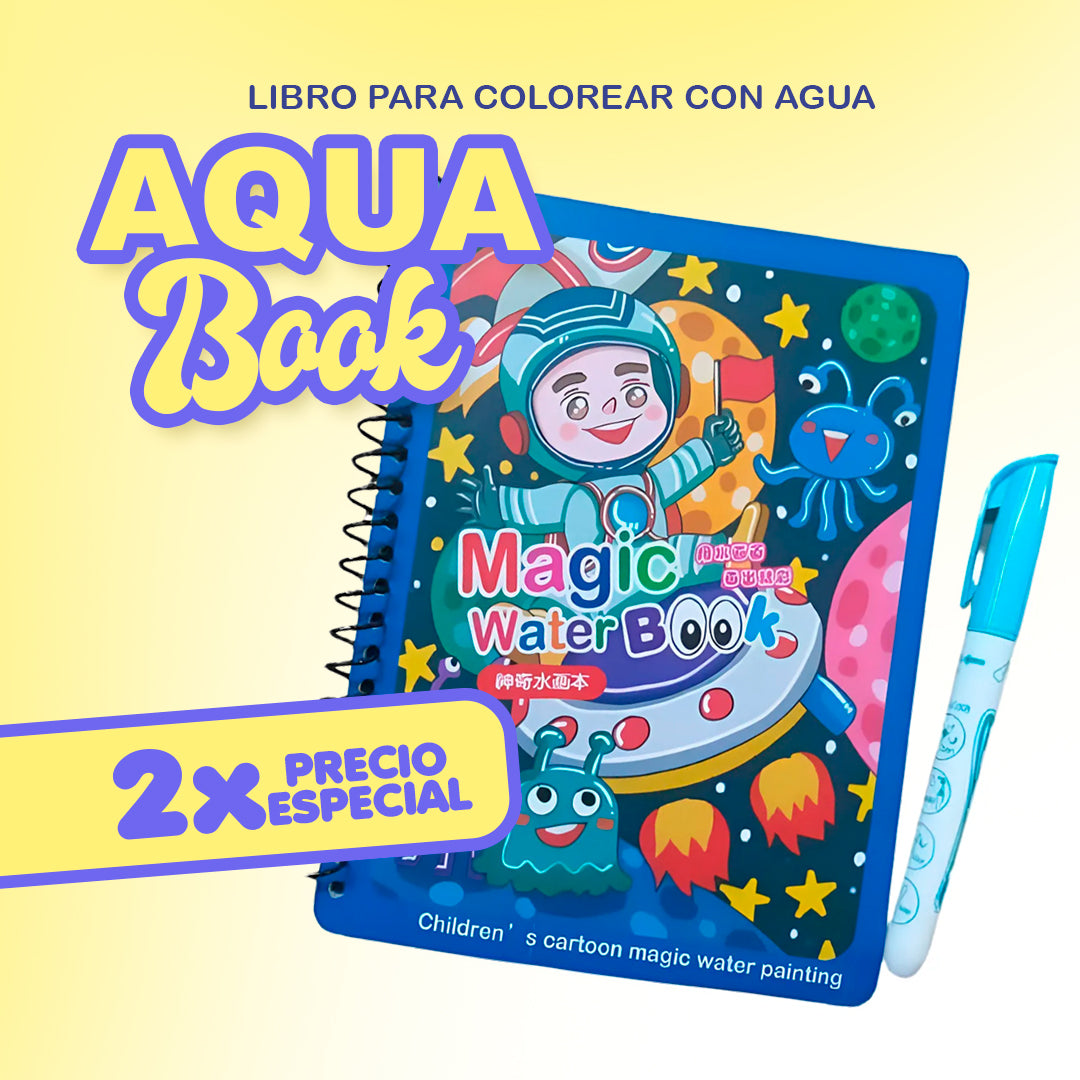 AQUA BOOK | Libro mágico para colorear con agua