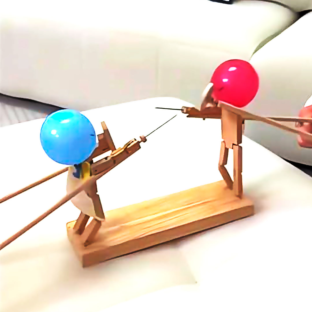 BATALLA DE GLOBOS 🤺 | Juego de combate de marionetas tipo esgrima 🎈