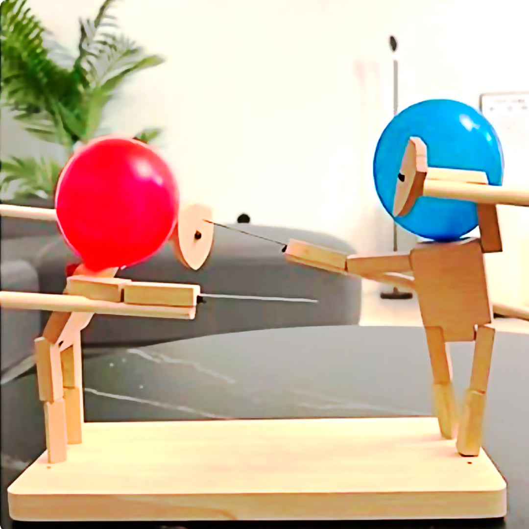 BATALLA DE GLOBOS 🤺 | Juego de combate de marionetas tipo esgrima 🎈