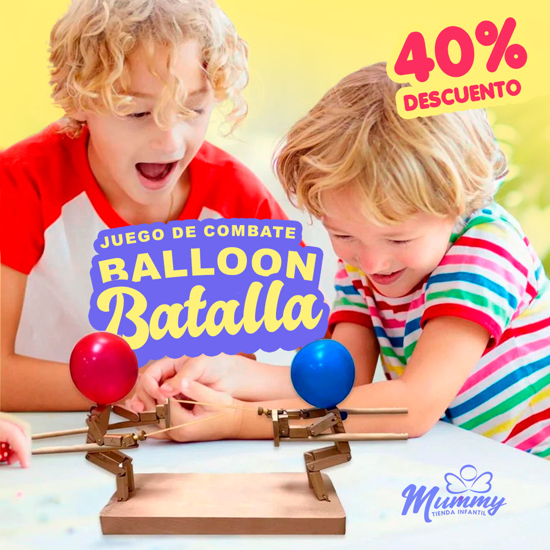 BATALLA DE GLOBOS 🤺 | Juego de combate de marionetas tipo esgrima 🎈