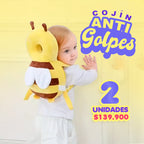 Cojín Anti-Golpes | Protector de Cabeza y Espalda Bebé