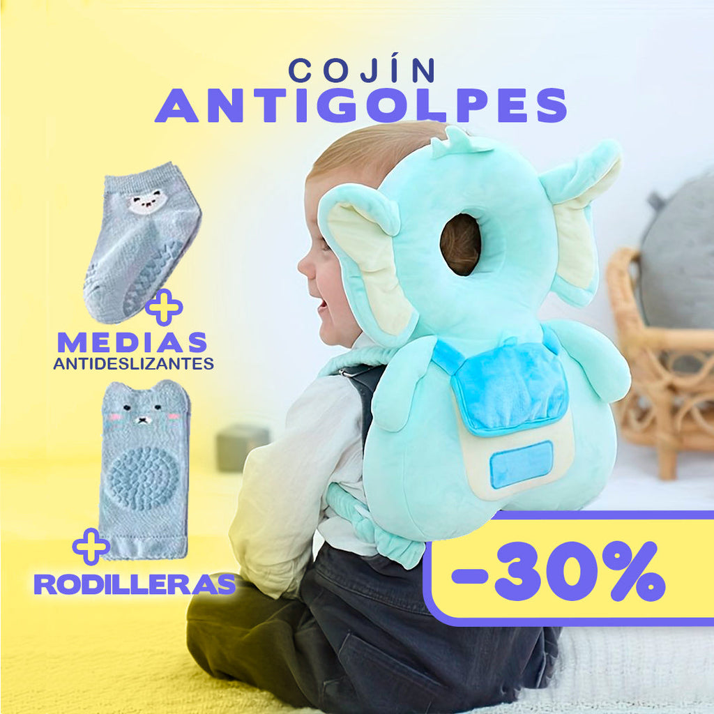 COJIN ANTIPAREDES + VARILLAS + MEDIANAS ANTIDESLIZANTES.