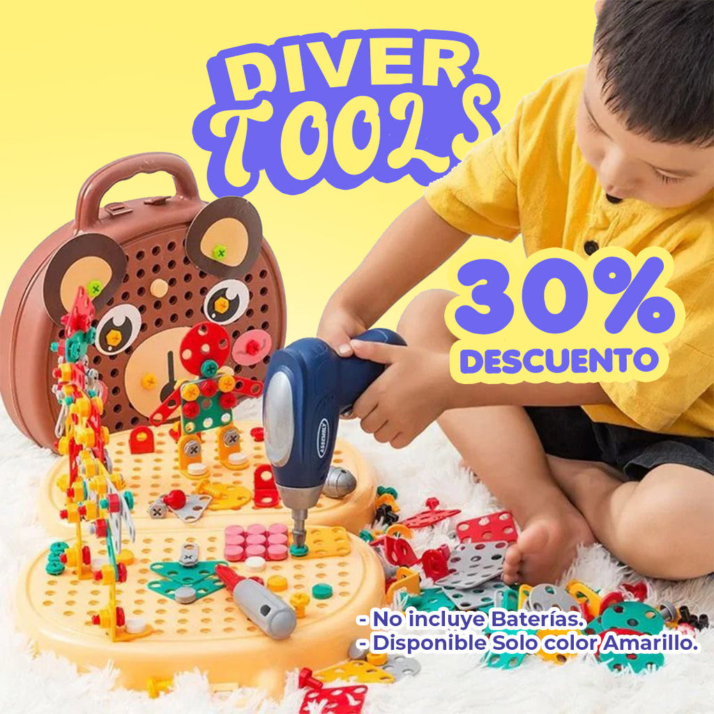 DIVER-TOOLS® | Maleta 2 en 1 y Juegos de Herramientas.