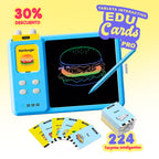EDU-CARDS PRO 📒 | Tableta LCD con Tarjetas Audibles