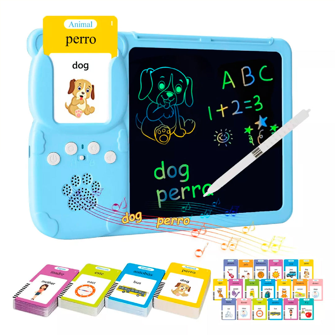 EDU-CARDS PRO 📒 | Tableta LCD con Tarjetas Audibles