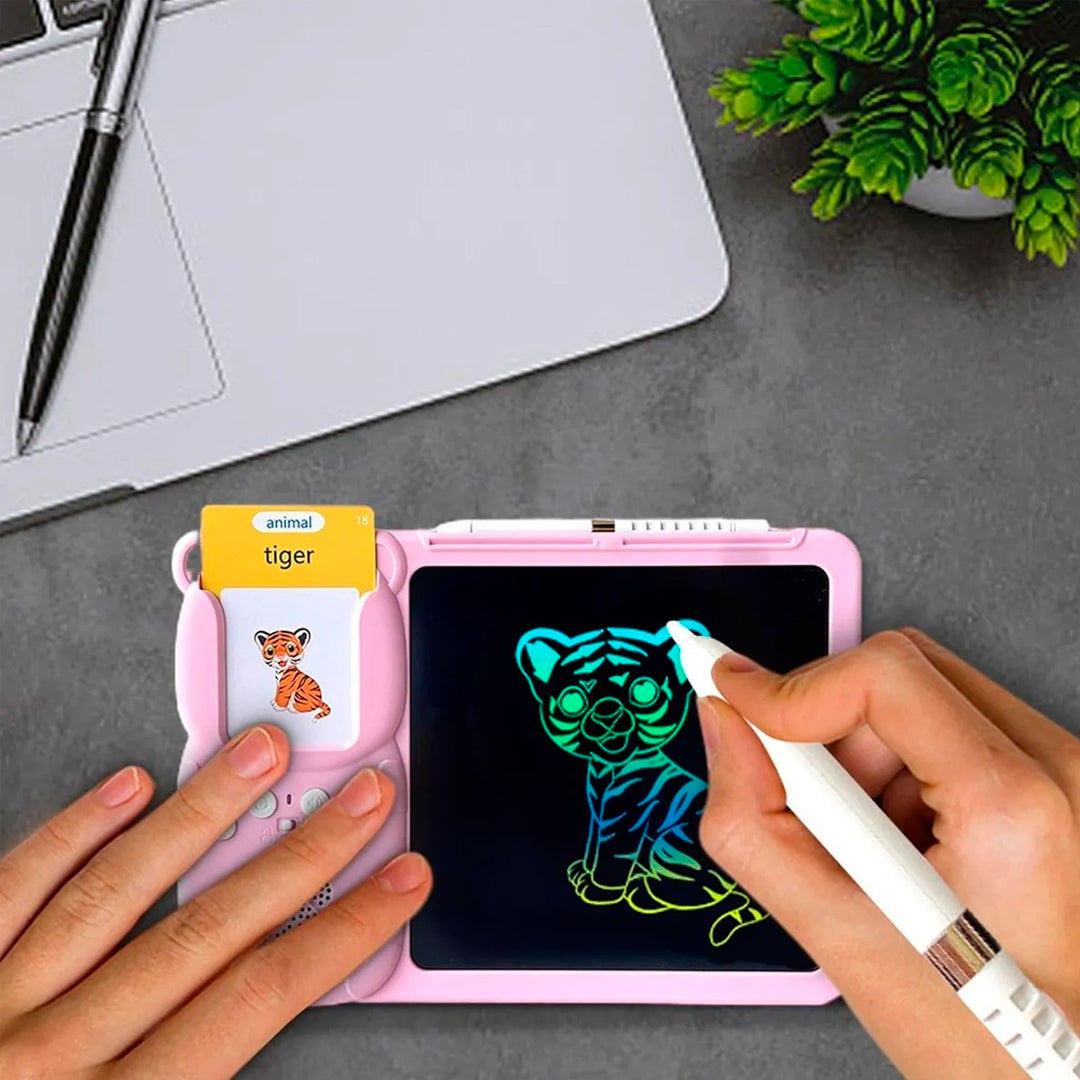 EDU-CARDS PRO 📒 | Tableta LCD con Tarjetas Audibles