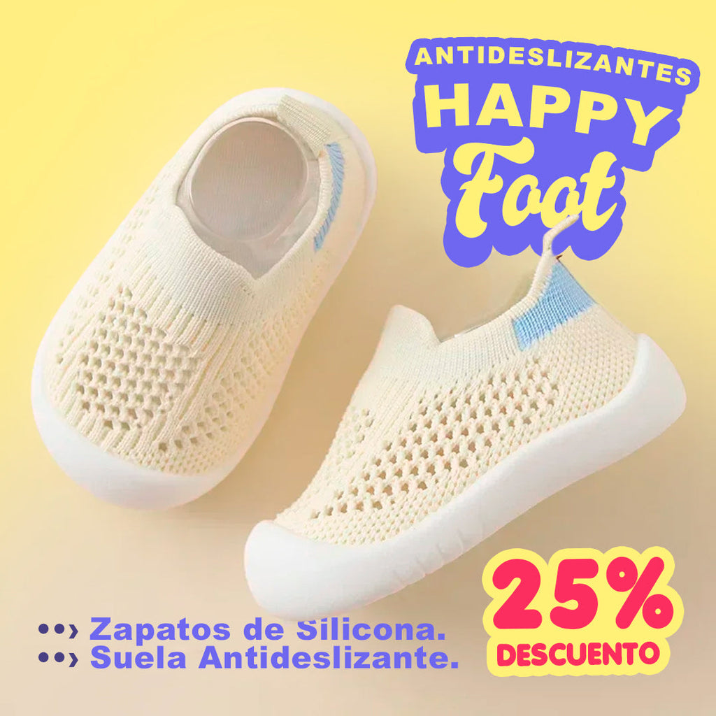 PÉ FELIZ | Zapatos Antideslizantes em Silicone 👶🏼