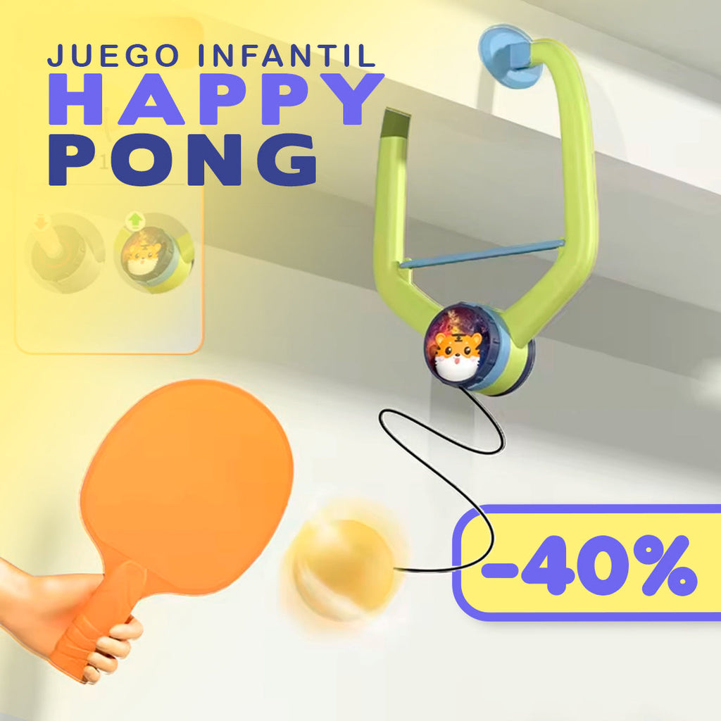 FELIZ-PONG | Jogo de pingue-pongue e raquetas portáteis para crianças 