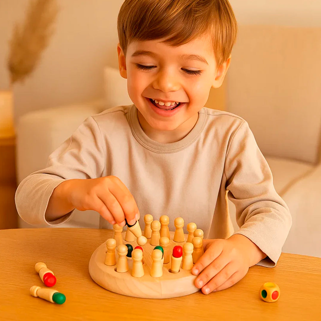 JOGO DE MEMÓRIA XADREZ MONTESSORI