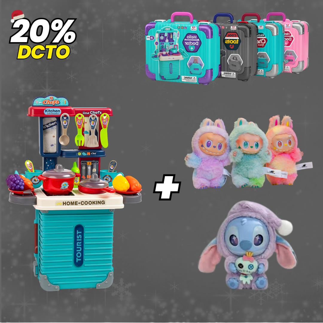 MINIGENIOS KITS®  + 2 LABUBU DE OBSEQUIO