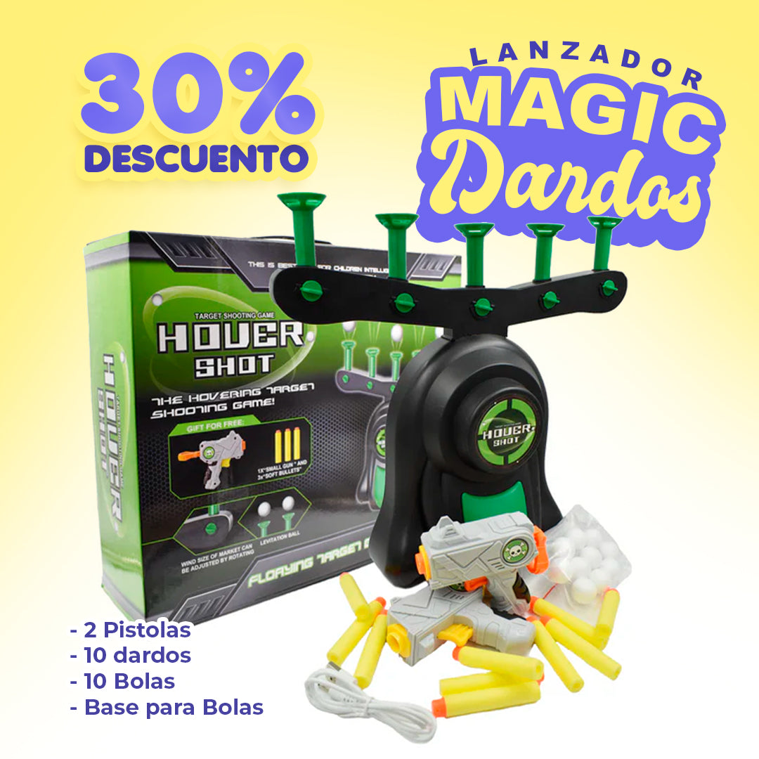 DARDOS MÁGICOS | Lançador De Aire con Dardos De Espuma 🎯🔫