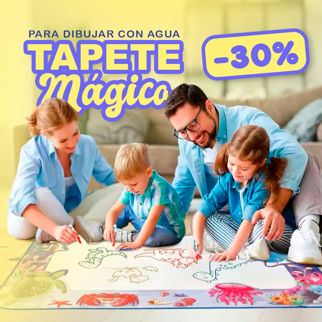 TAPETE MÁGICO | Dibujos com Água como por Arte de Magia