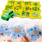 PISTA ROMPECABEZAS 🧩 |  Juego educativo de rompecabezas y circuitos para niños