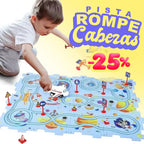 PISTA ROMPECABEZAS 🧩 |  Juego educativo de rompecabezas y circuitos para niños