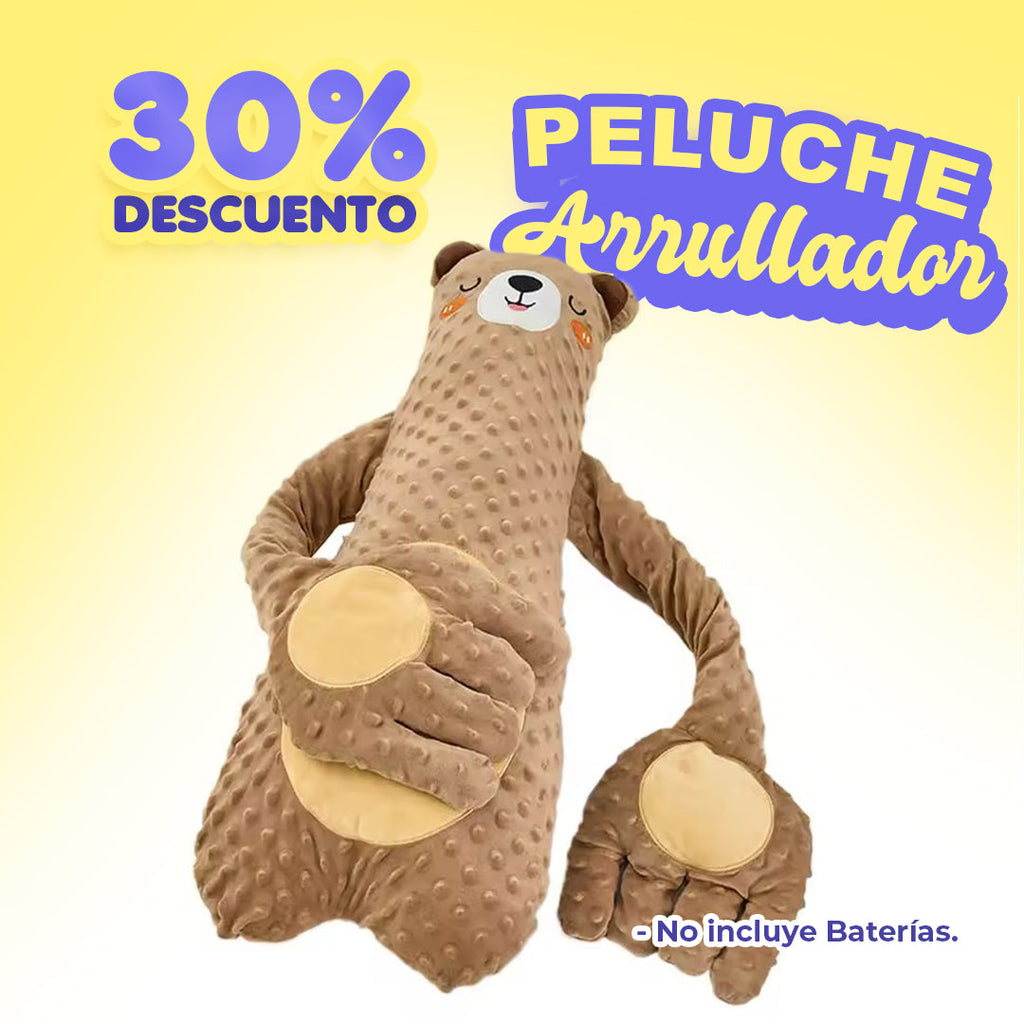 Peluche Arrullador 🐻| Muñeco para Dormir con Palmaditas