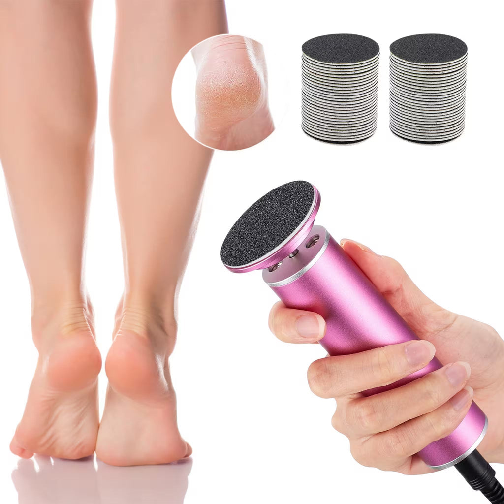 Pedilux™ Removedor de Callos Eléctrico 360° Pies Suaves y Libres de Callos, Sin Esfuerzo
