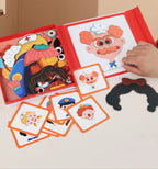 Pädagogisches Gesichtsausdruck Lern Puzzle für Kinder