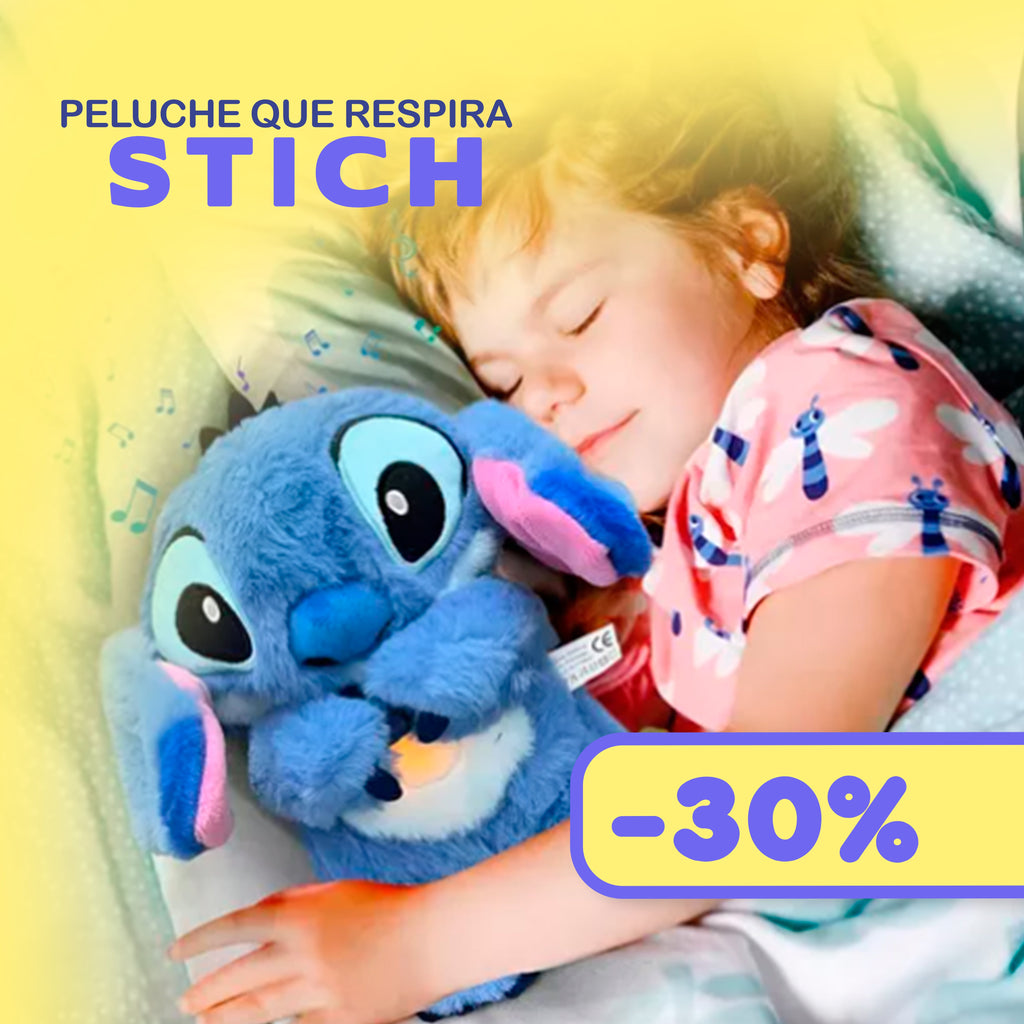 ADORABLE PELUCHE STICH | Respira y hace que el dormir sea más pleno