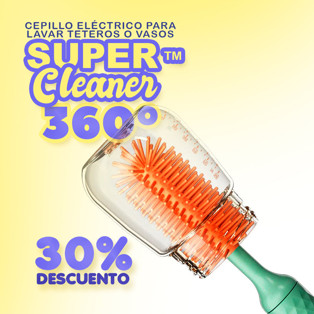 SUPER LIMPO 360° | Cepillo Eléctrico de Silicone Recargável