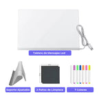 Tablero LED en Acrilico