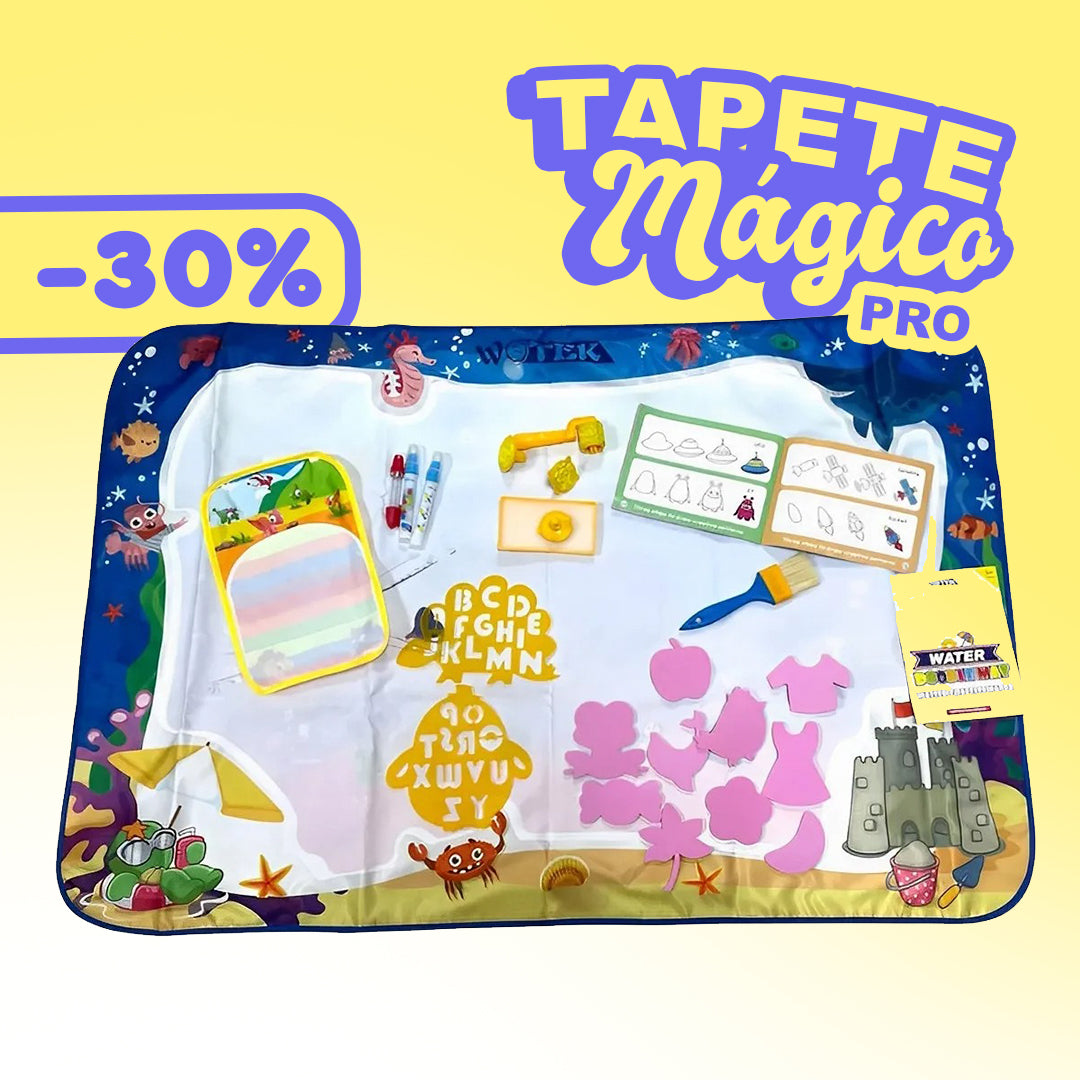 TAPETE MÁGICO PRO | Dibujos com Água como por Arte de Magia