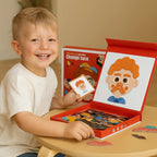 Pädagogisches Gesichtsausdruck Lern Puzzle für Kinder